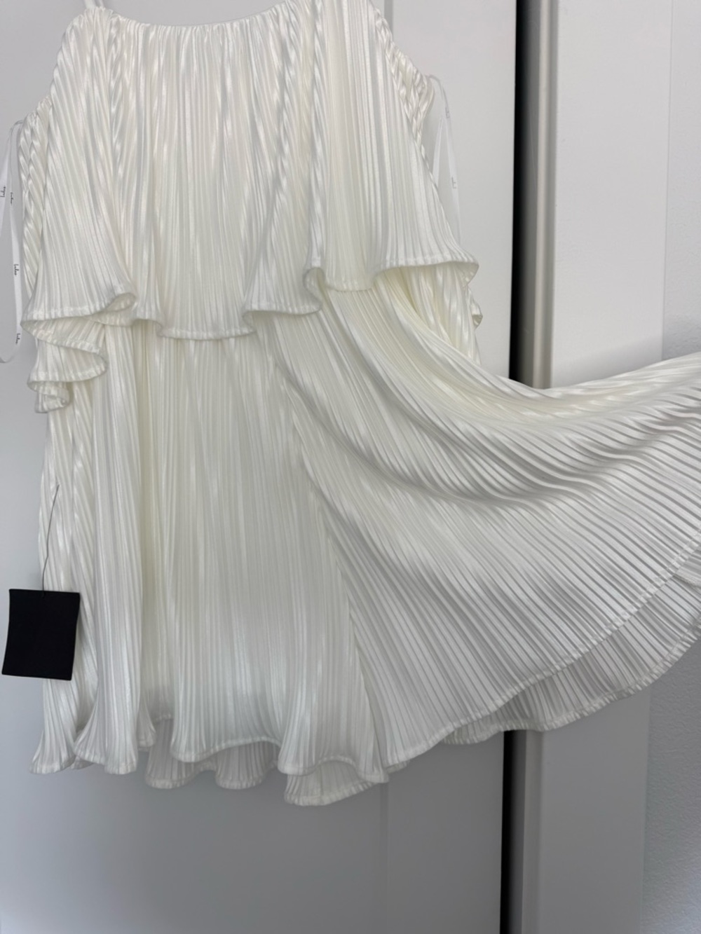 Lulus Ivory Pleated Spaghetti Strap Romper - Picture 4 of 4
